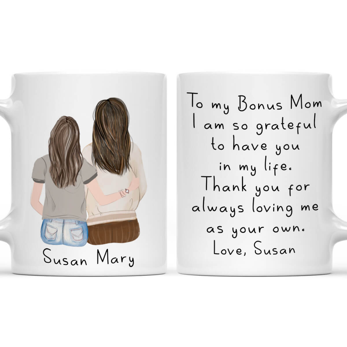 Gift For Bonus Mom Thanks For Loving Me As Your Own - Tumbler EU