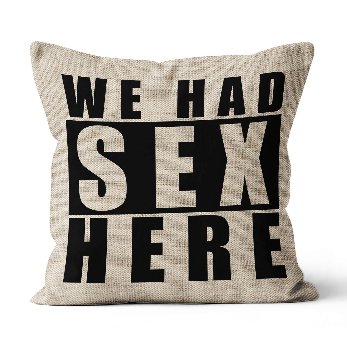 We Had Sex Here And Here Funny T Ideas For Husband Wife Linen Pillow