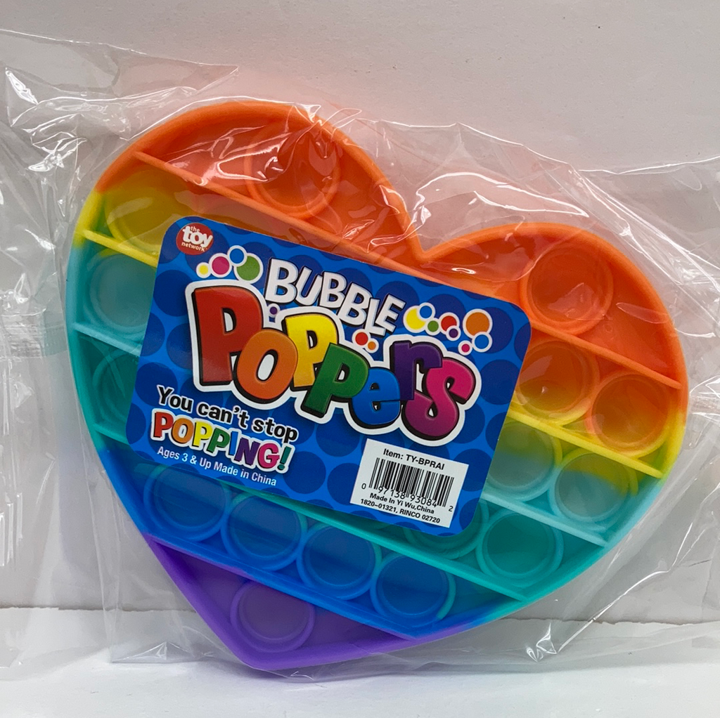 Toy Network Bubble Poppers 5 Rainbow Rg Natural Babies And Toys