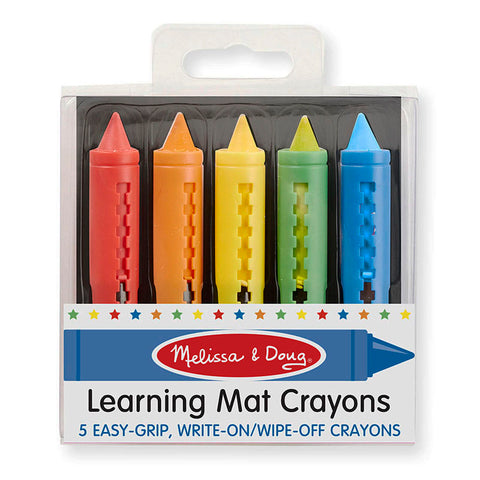 Melissa & Doug Triangular Crayons - 24-Pack in Flip-Top Case, Non