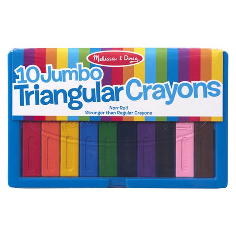 Melissa & Doug Learning Mat Crayons (5 Colors) - O'Toys
