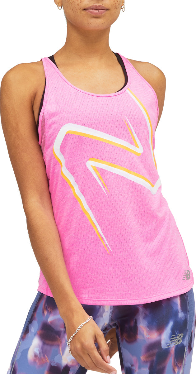 Women's Printed Impact Run Tank