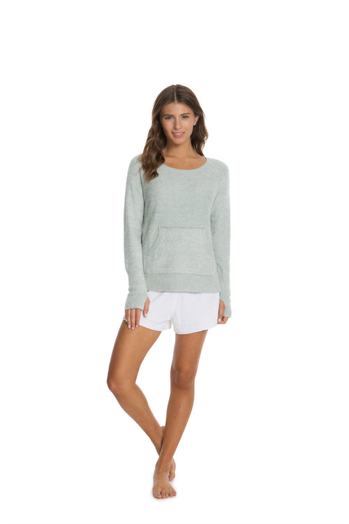 Barefoot Dreams CozyChic Ultra Lite Pullover Hoodie - Blue Water – J.A.  Whitney