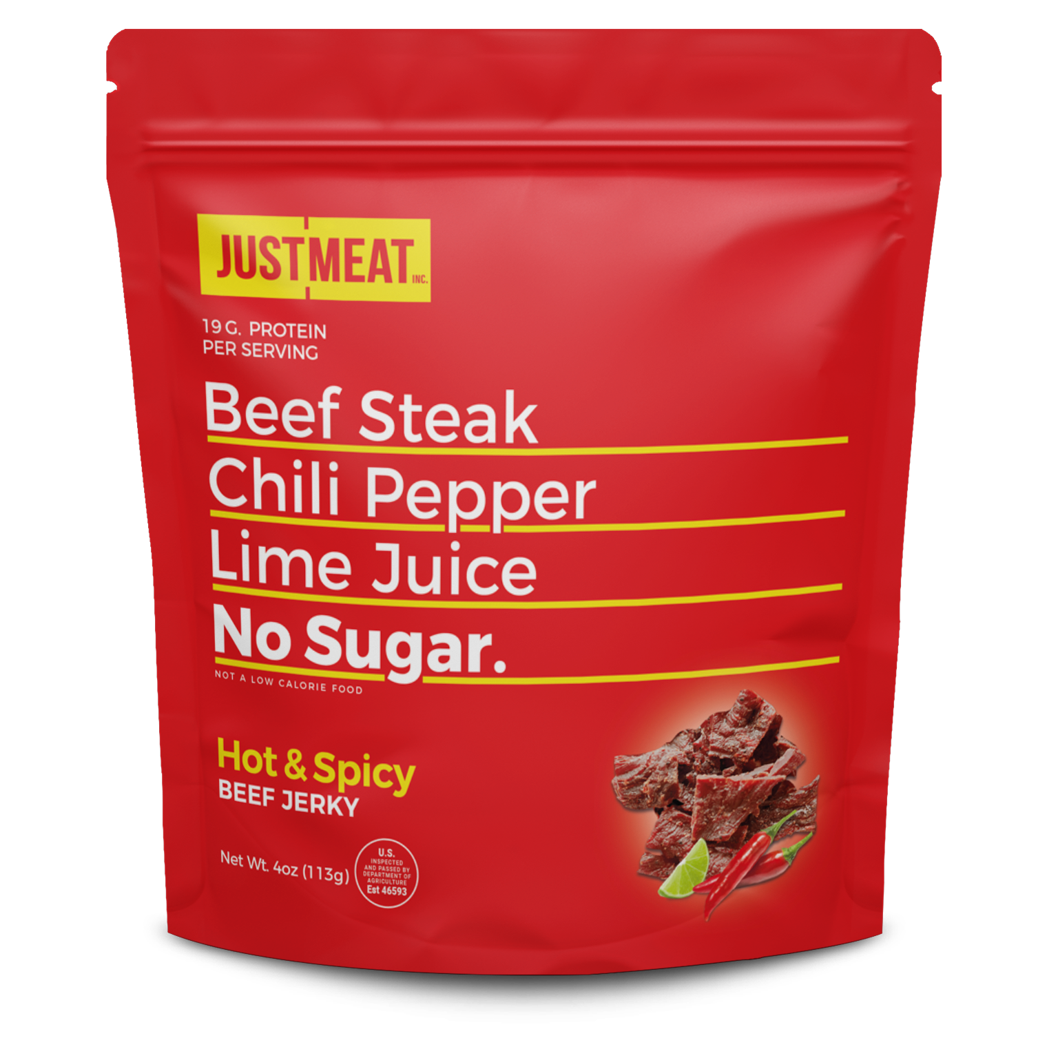 Traditional Style Hot & Spicy Beef Jerky
