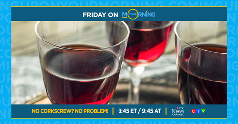 Debbie Shing CTV Your Morning No Corkscrew No Problem wine