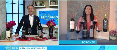 Ben Mulroney Debbie Shing CTV Your Morning Asian made wines