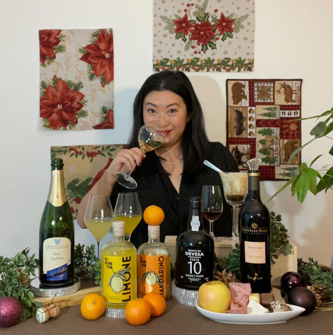 Debbie Shing ctv holiday drinks your morning cremant port sherry limoncello
