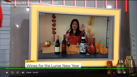 debbie shing ctv your morning lunar new year wine toronto year of the tiger