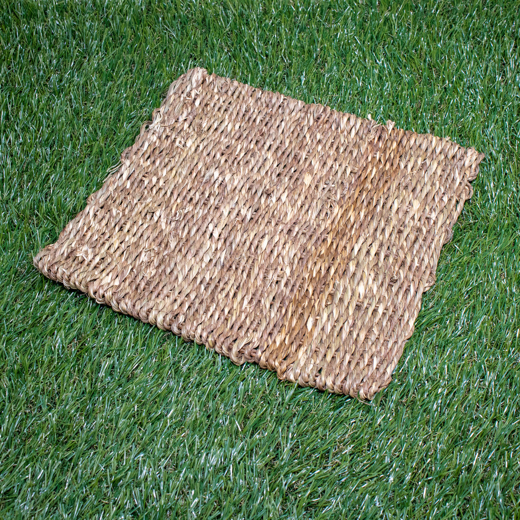 DOUBLE Weave Sea Grass Mat SMALL [11" x 11"] - BinkyBunny.com House Rabbit Store