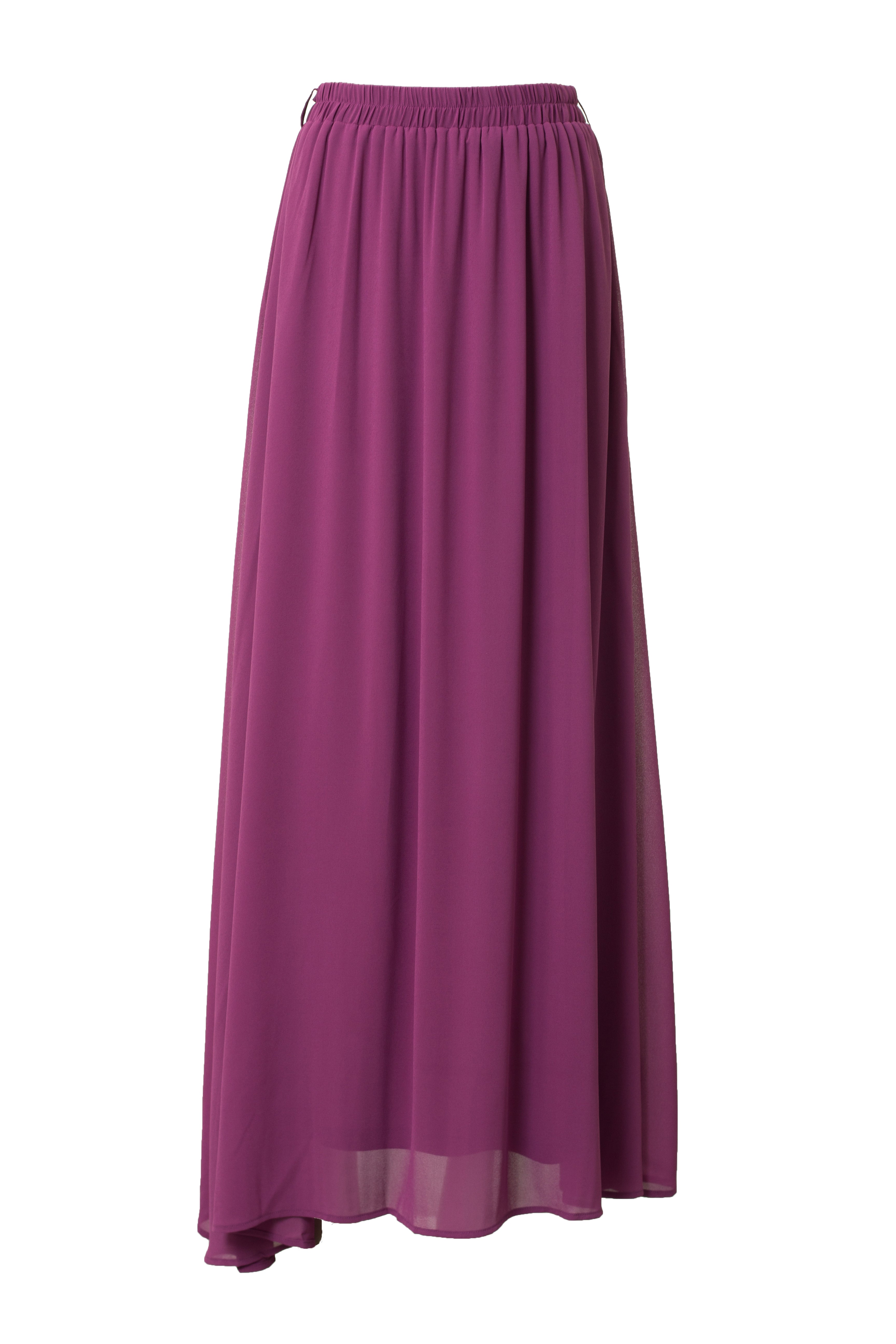 chiffon maxi skirt malaysia