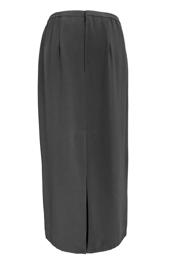 Office Skirt (Skirt Susun Belakang) - Grey - TOPGIRL