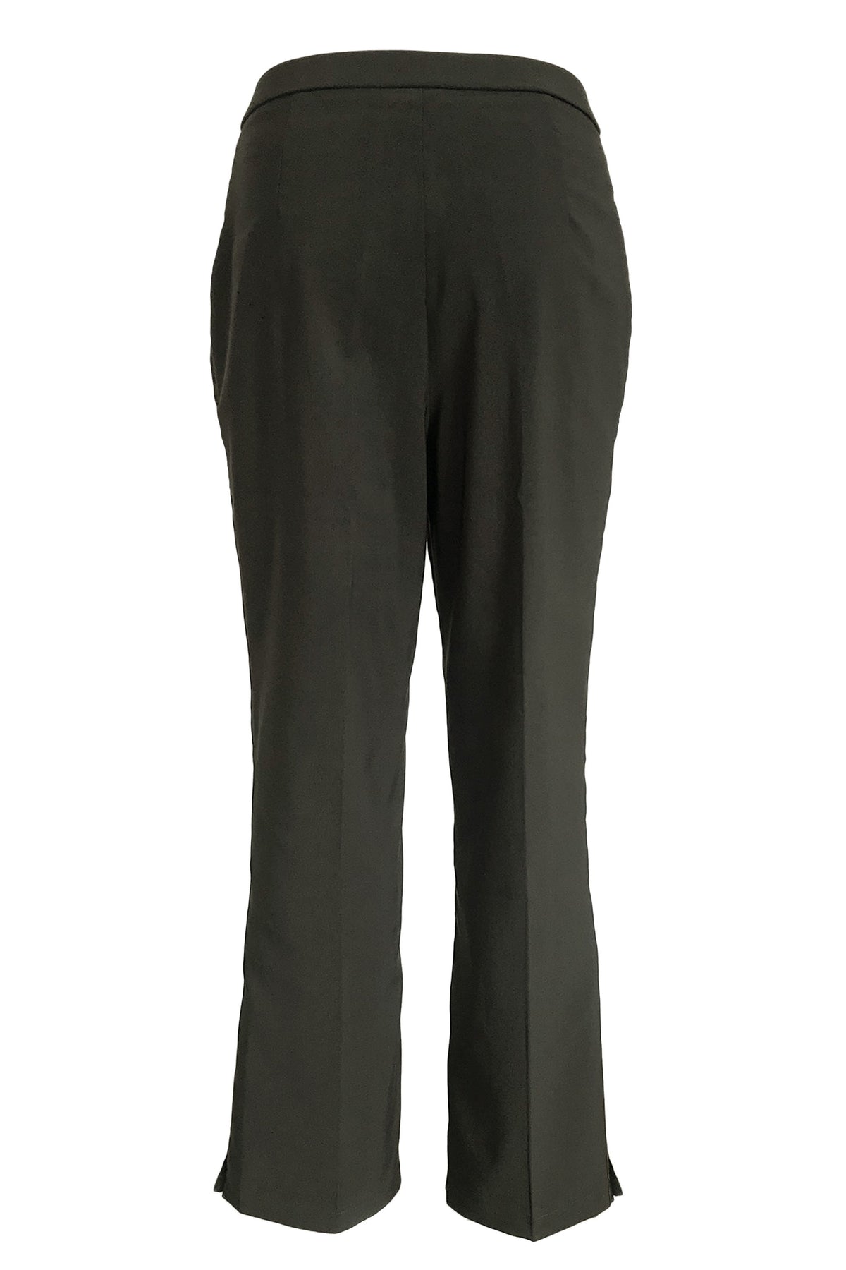 Stretchable Straight Cut Office Pants - Grey - TOPGIRL