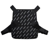 Logomania zipped little chest bag black - UNI Bag - Sixth June Europe