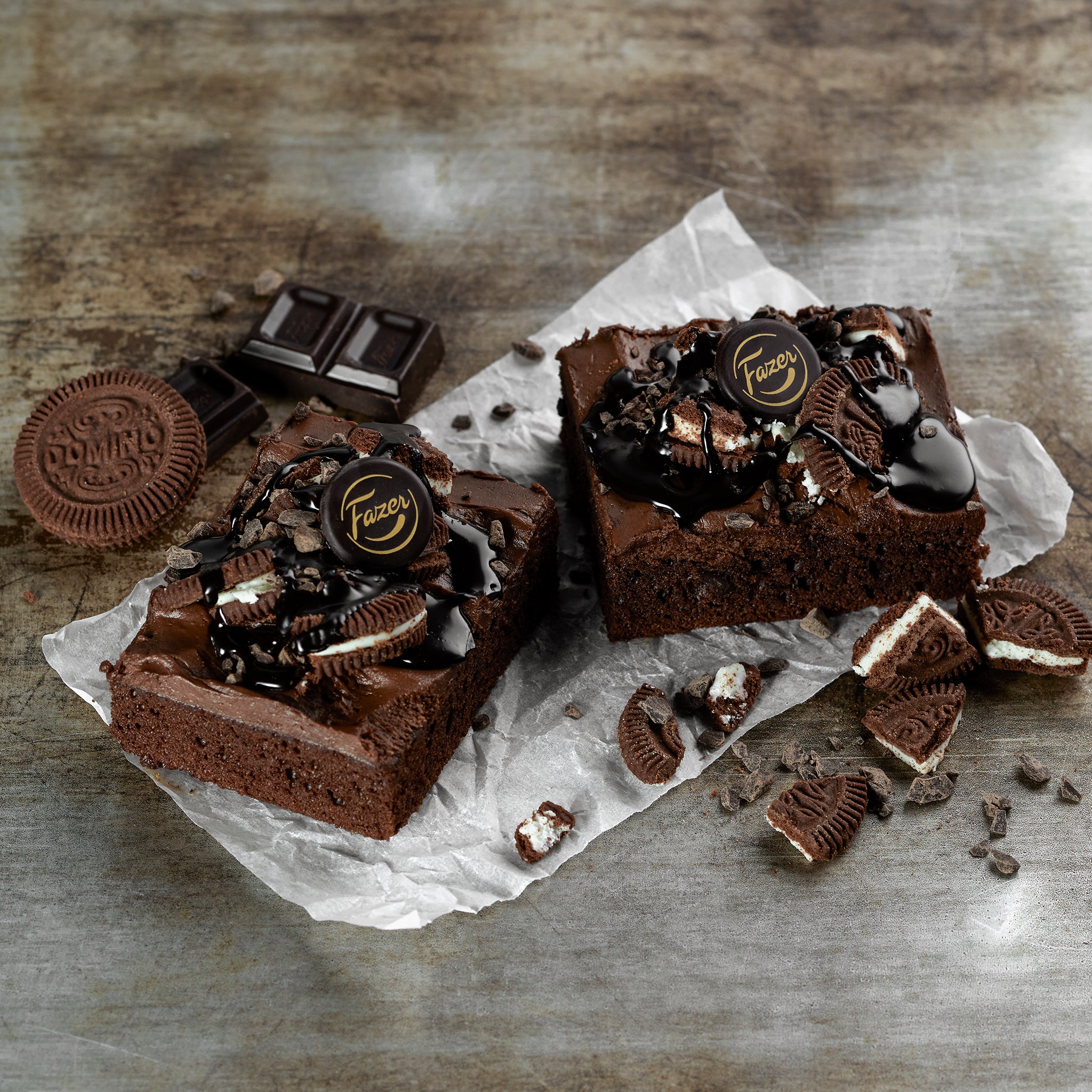 Suklainen Domino brownie – Fazer Leipurit