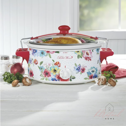 The Pioneer Woman Sweet Rose 6-Quart Stainless Steel Digital