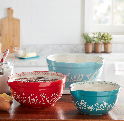 The Pioneer Woman Melody 7.5-Inch Pasta Bowls, Set of