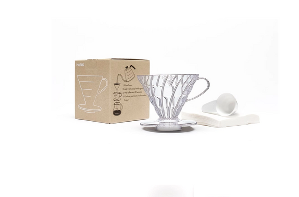 Hario V60 Plastic Coffee Dripper Set– Bailies Coffee Roasters