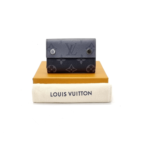 NEW - LOUIS VUITTON MONOGRAM ECLIPSE REVERSE COIN CARD HOLDER 