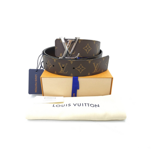 LOUIS VUITTON Calfskin Monogram 25mm Lock Me Belt Black 277456