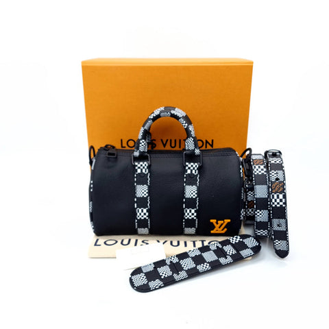 Louis Vuitton City Keepall Monogram Black/Orange Black Hardware –  ValiseLaBel