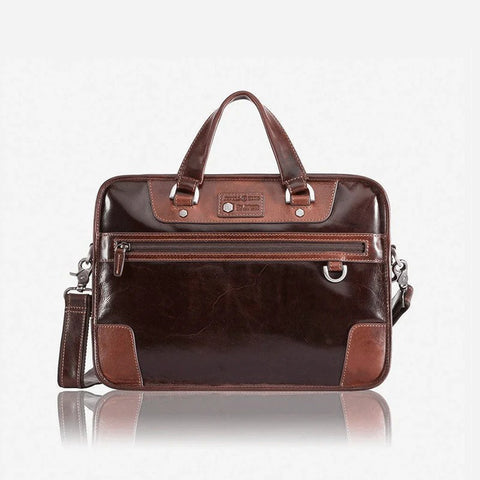 Mobile Cabin Office Bag, Tobacco | Jekyll & Hide UK Leather