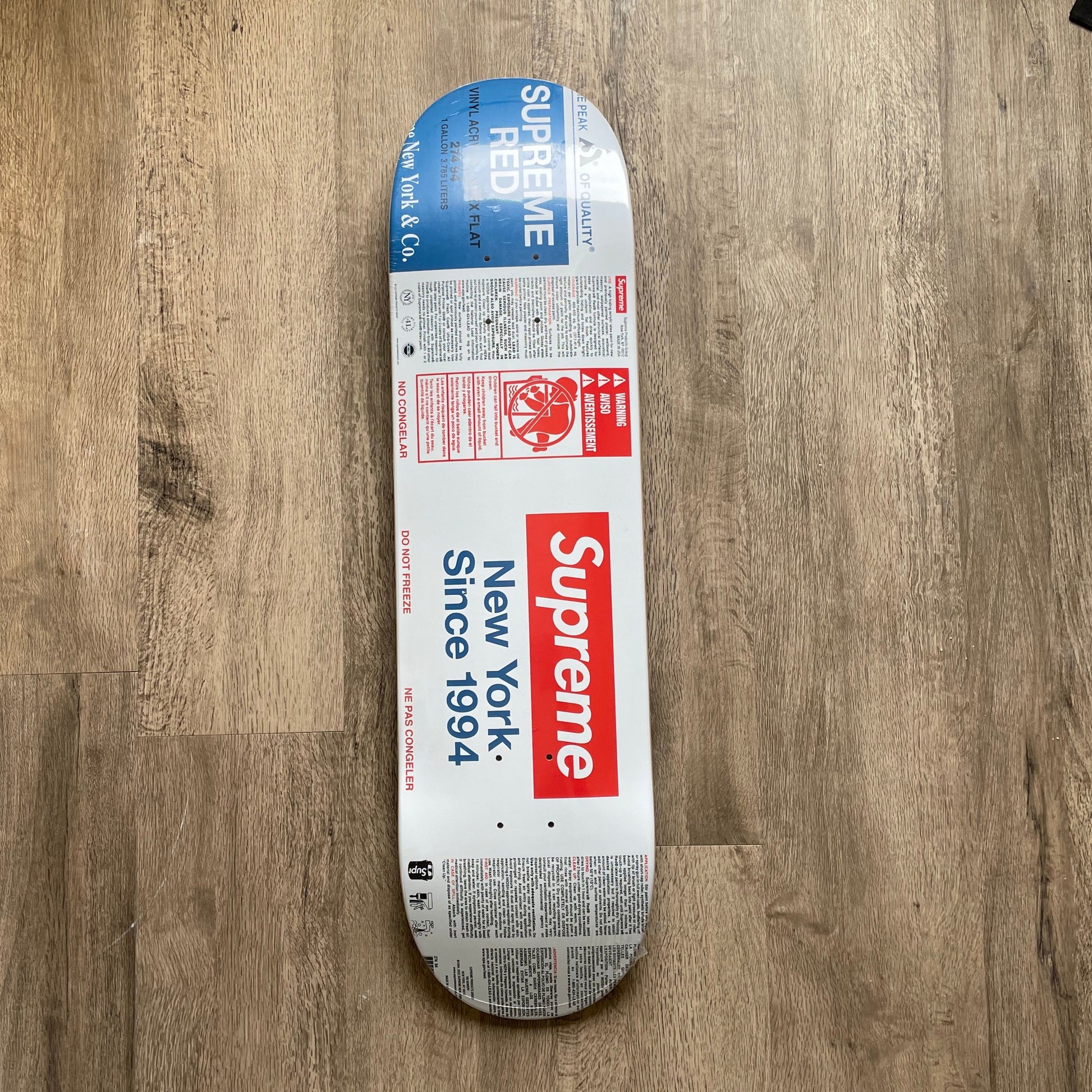 人気高評価 Supreme Paint Skateboard White ボード 特価高評価