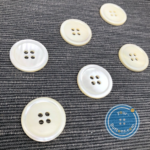 (3 pieces set) 9mm - 23mm Mother of Pearl shell Button