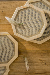 Beatrix Handwoven Coasters - Set Of 6 Pcs