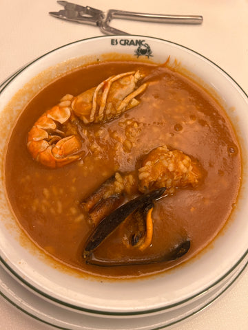 shellfish soup in menorca