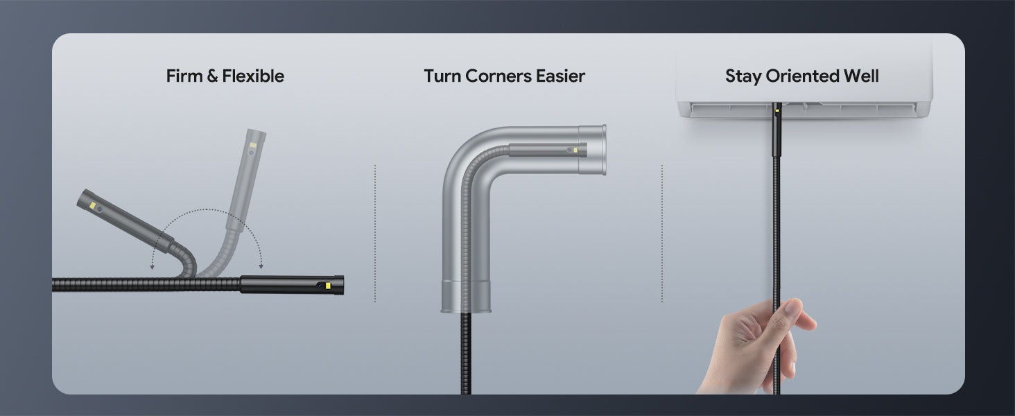 DEPSTECH DS550 endoscope gooseneck cable