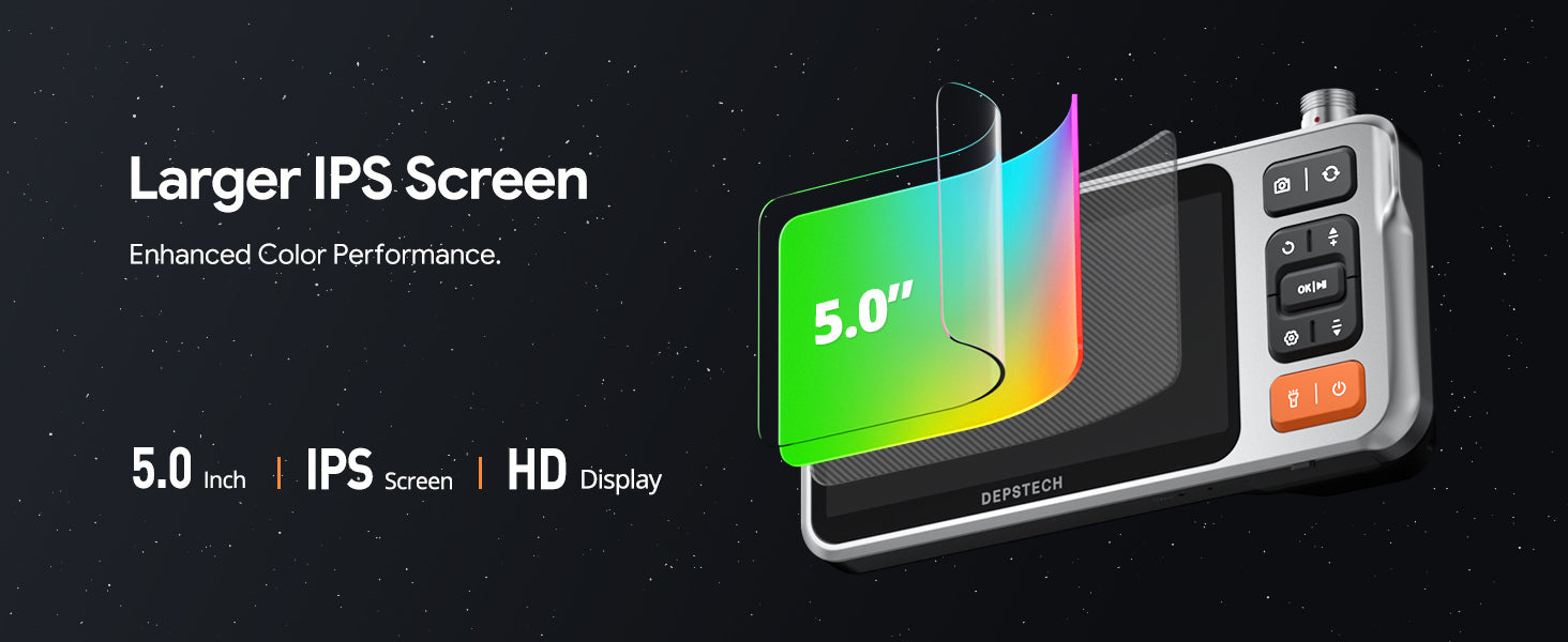 DEPSTECH larger IPS screen enhances color performance