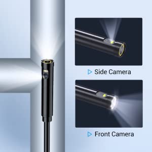 To help you get a better field of view, an additional high-definition camera is built into the side of the main camera. Long press to toggle between the main and side cameras.