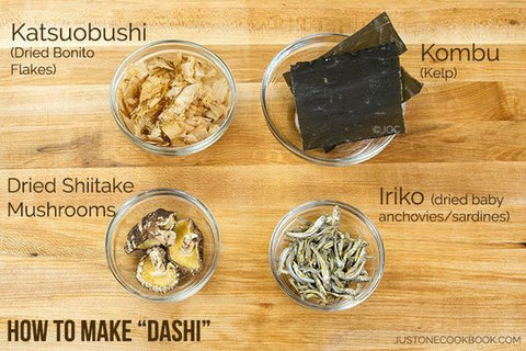 ingredients for dashi