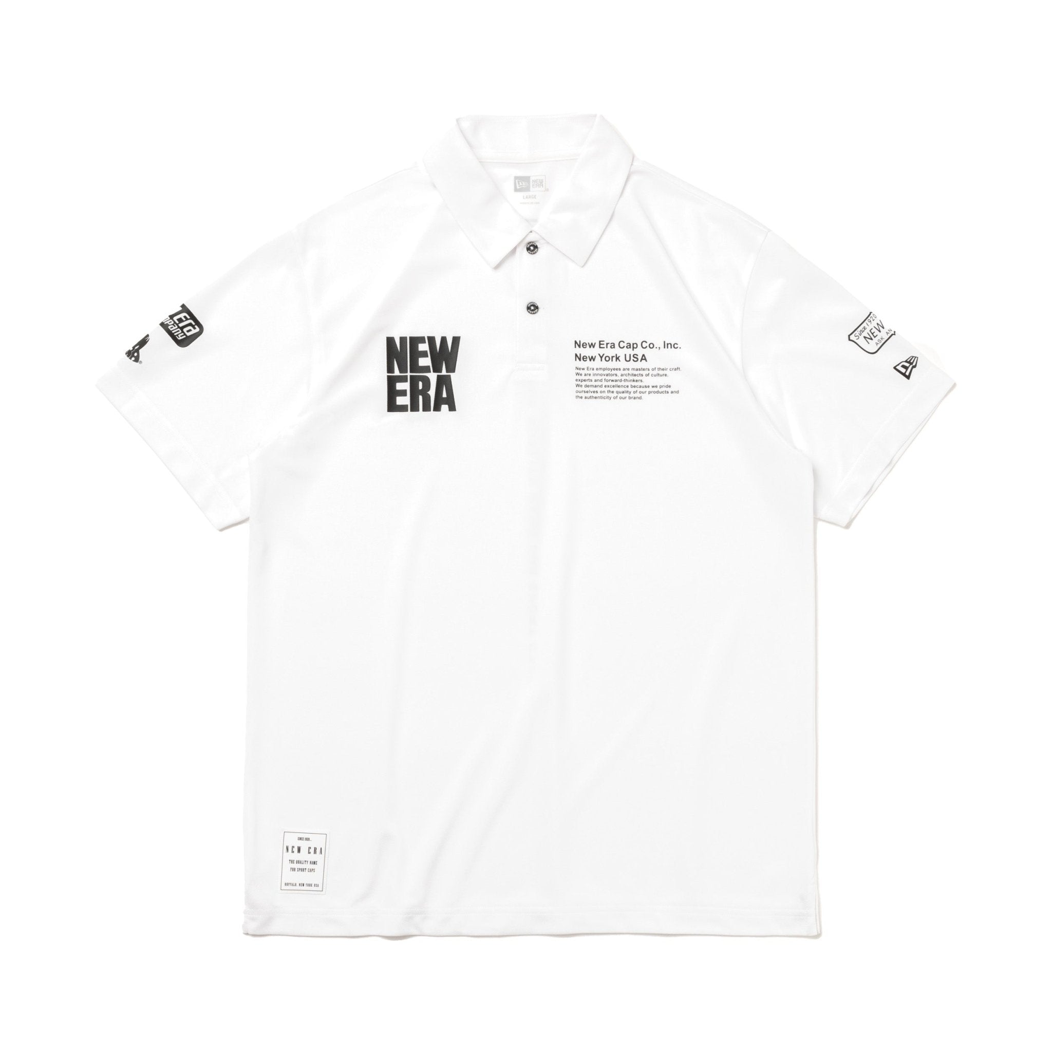 半袖 オーバーサイズド ポロシャツ Collar Logo オフホワイト