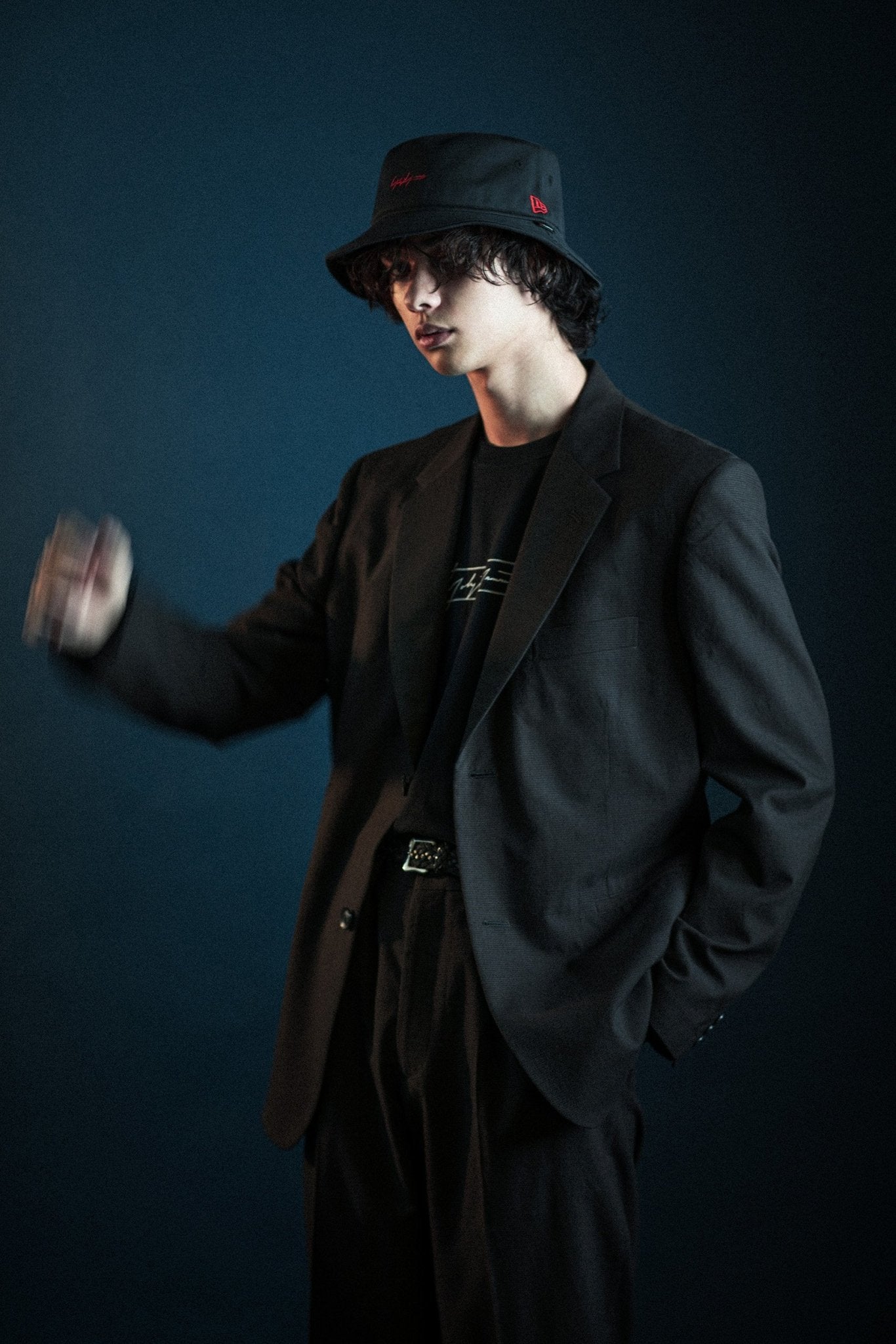 黒ブラックBlackヨウジヤマモト Newera POLATEC ポーラテック バケハ 