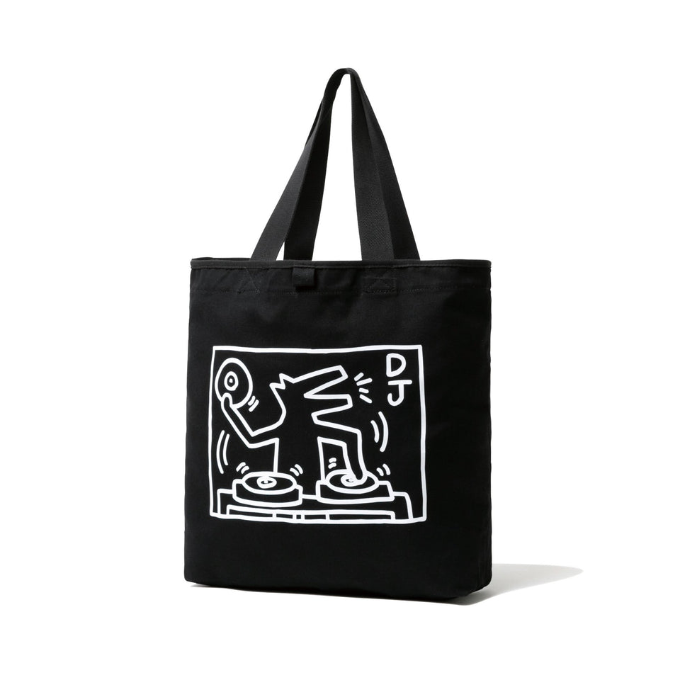 キャンバストート 14l Keith Haring キース へリング ドッグ ブラック ニューエラオンラインストア