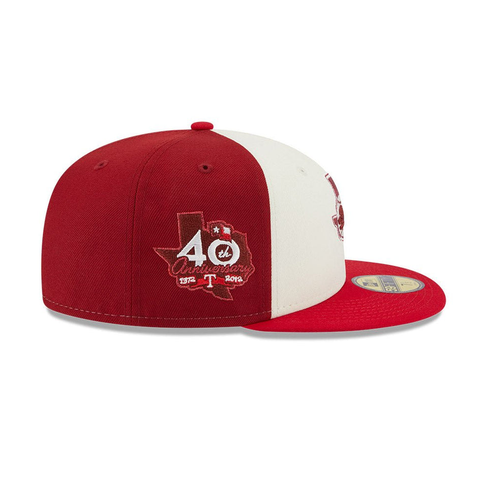 Newera 59fifty テキサスレンジャース 40thアニバーサリー キャップ