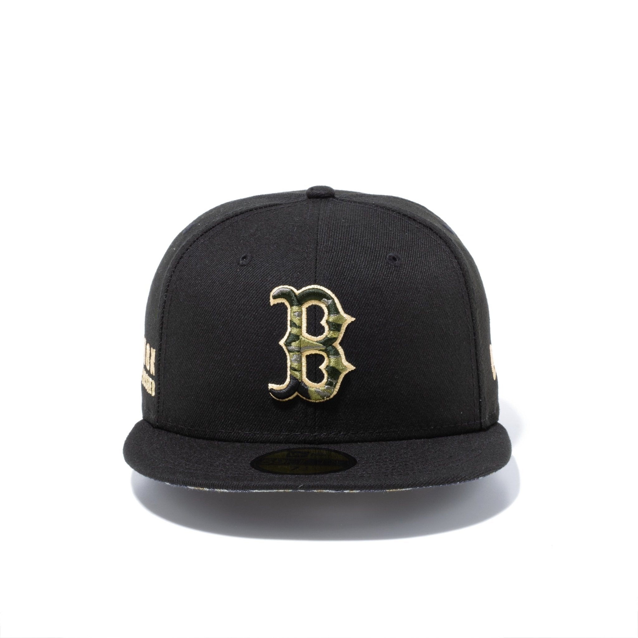 入手困難】NEW ERA レッドソックス 59fifty WS2018 黒金 - キャップ