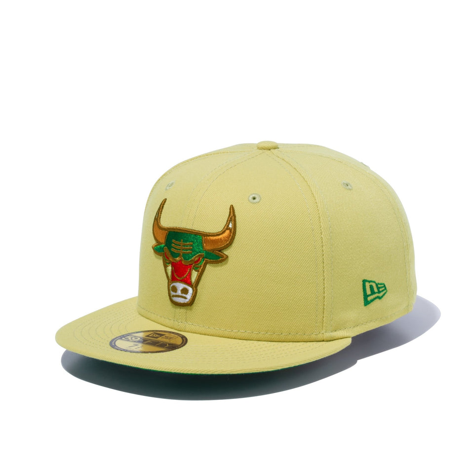 59FIFTY Cookie シカゴ・ブルズ ベガスゴールド グリーンアンダー