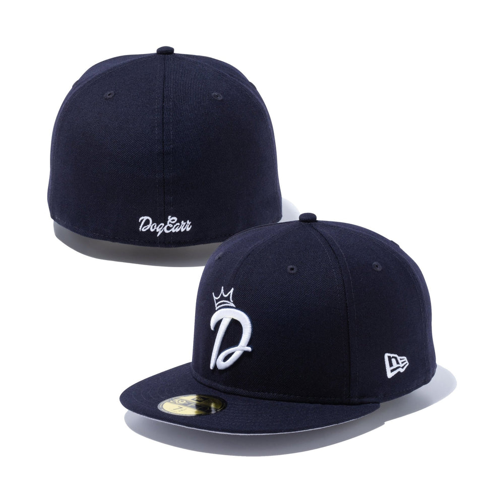 59FIFTY Dogear Records Dロゴ ネイビー