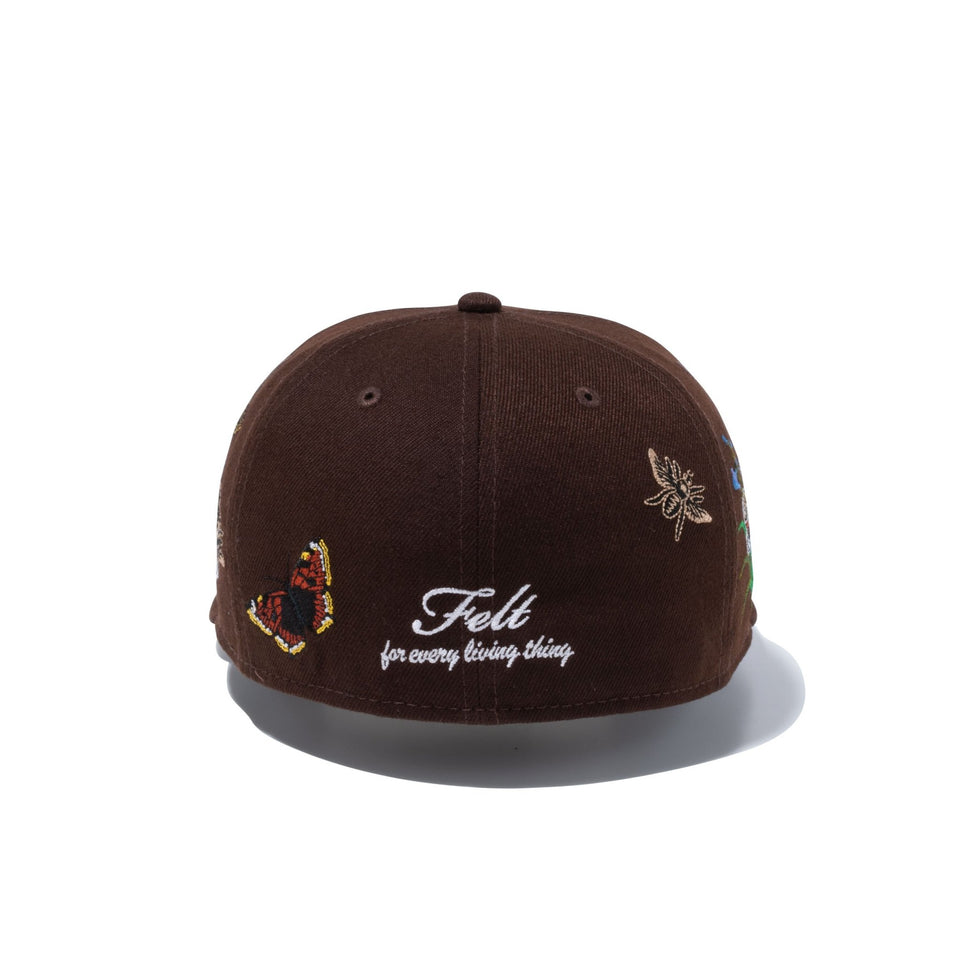 59FIFTY Felt サンディエゴ・パドレス Butterfly 60.6 - キャップ