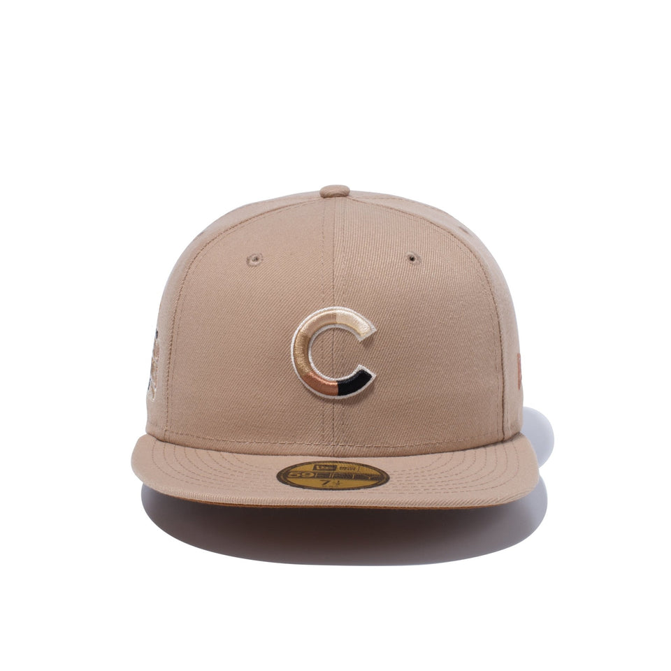 ニューエラ59FIFTY LeopardKingdom シカゴ カブス キャメル