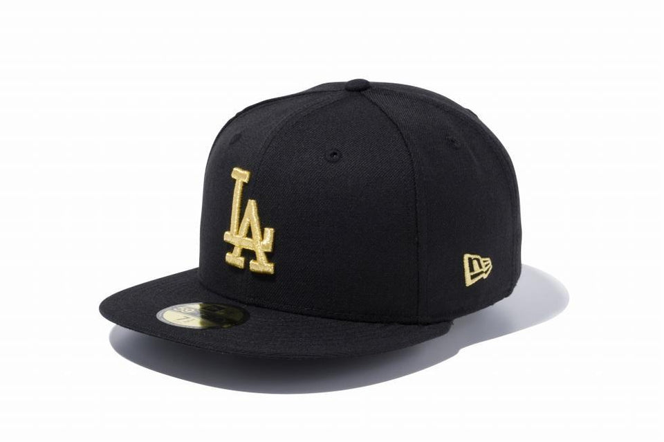 59FIFTY MLB ロサンゼルス・ドジャース ブラック × ゴールド