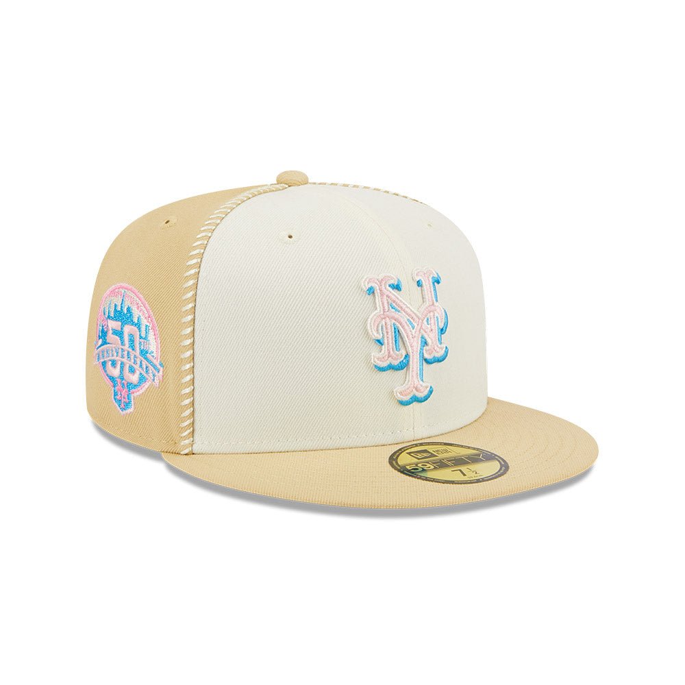 59FIFTY MLB Seam Stitch ニューヨーク・ヤンキース クロームホワイト