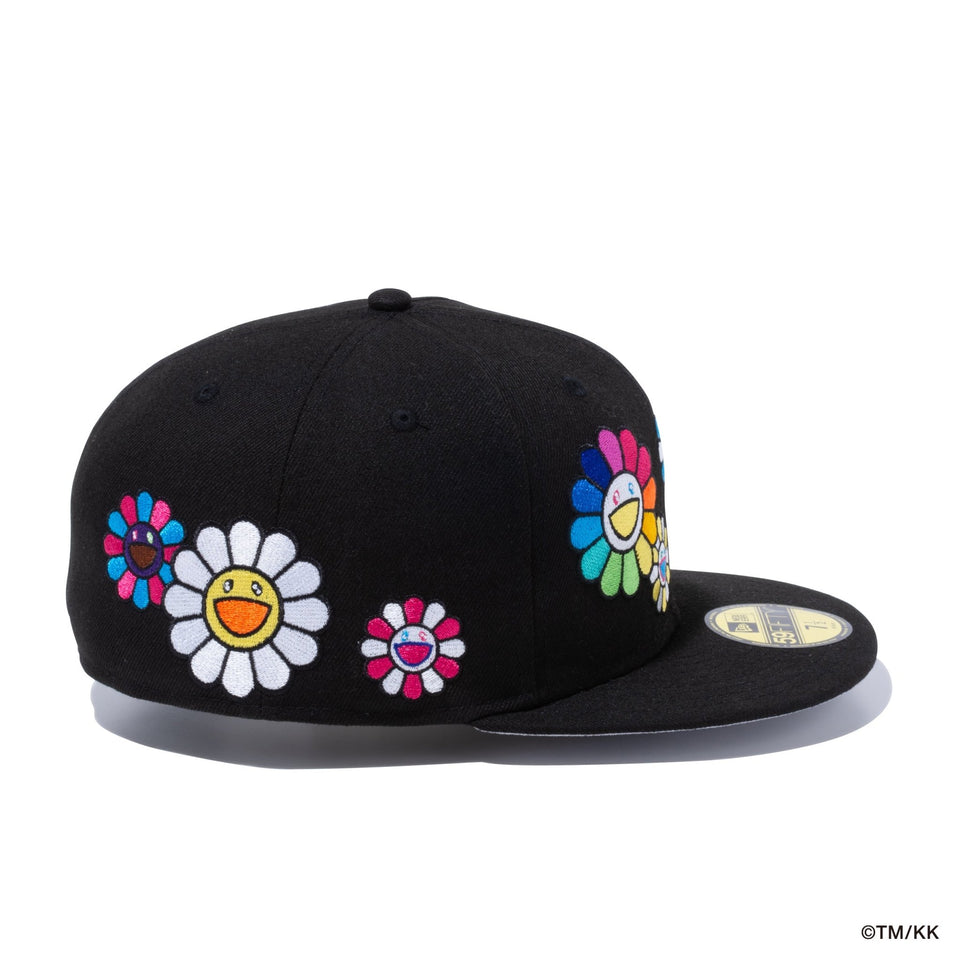 大人気! 7 8 ニューエラ 59FIFTY 村上隆FLOWER FLAG BLACK kids-nurie.com