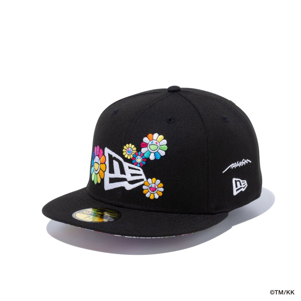 NEW ERA 59FIFTY FLAG BLACK 村上隆 - キャップ