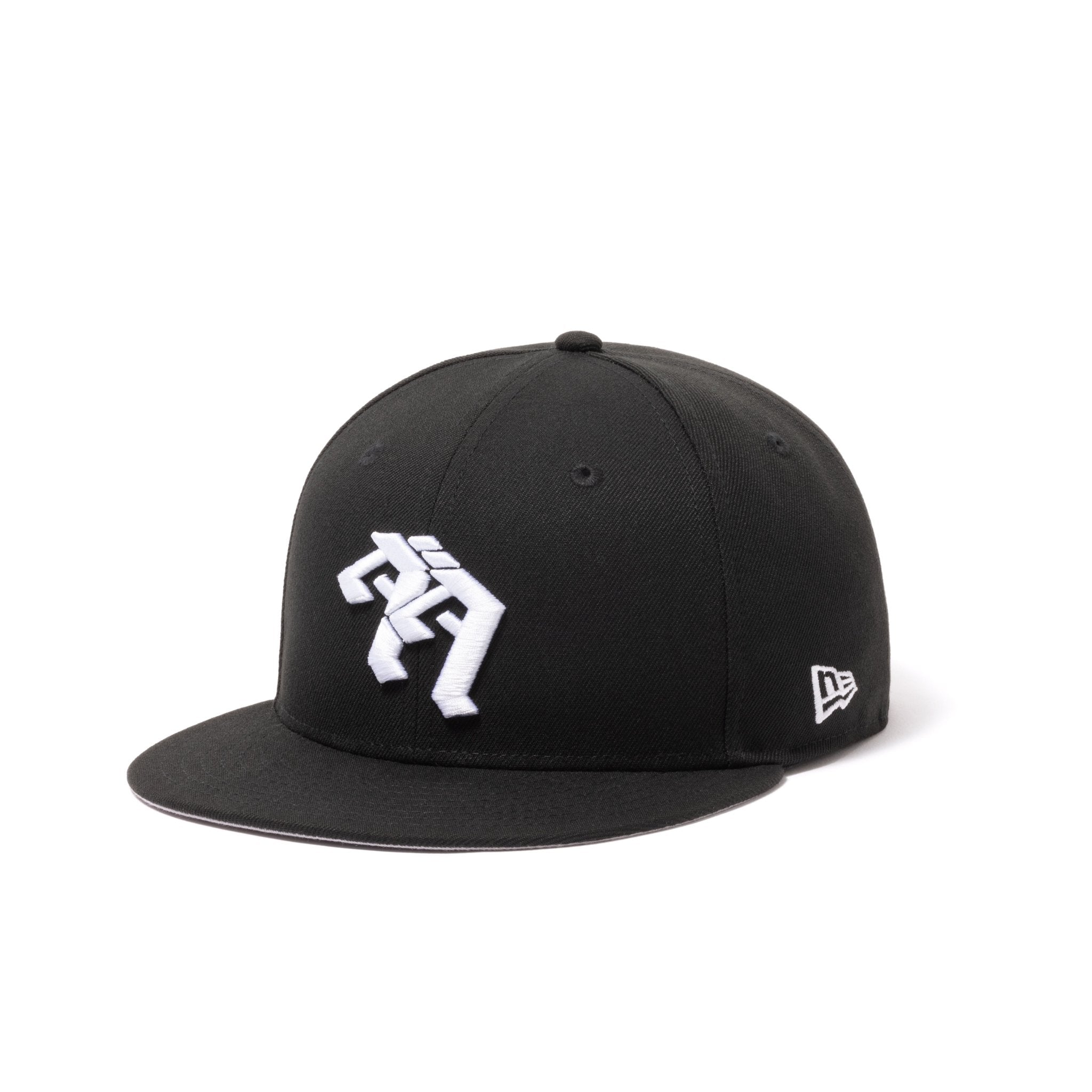 9FIFTY DOWNTOWN × New Era イニシャルロゴ ブラック グレーアンダー