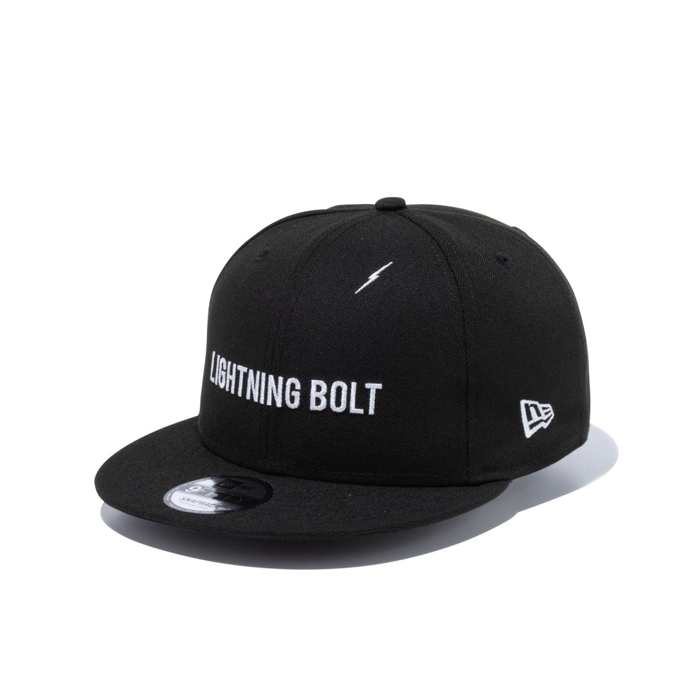 9fifty Lightning Bolt ライトニングボルト ブランドネーム ブラック ニューエラオンラインストア