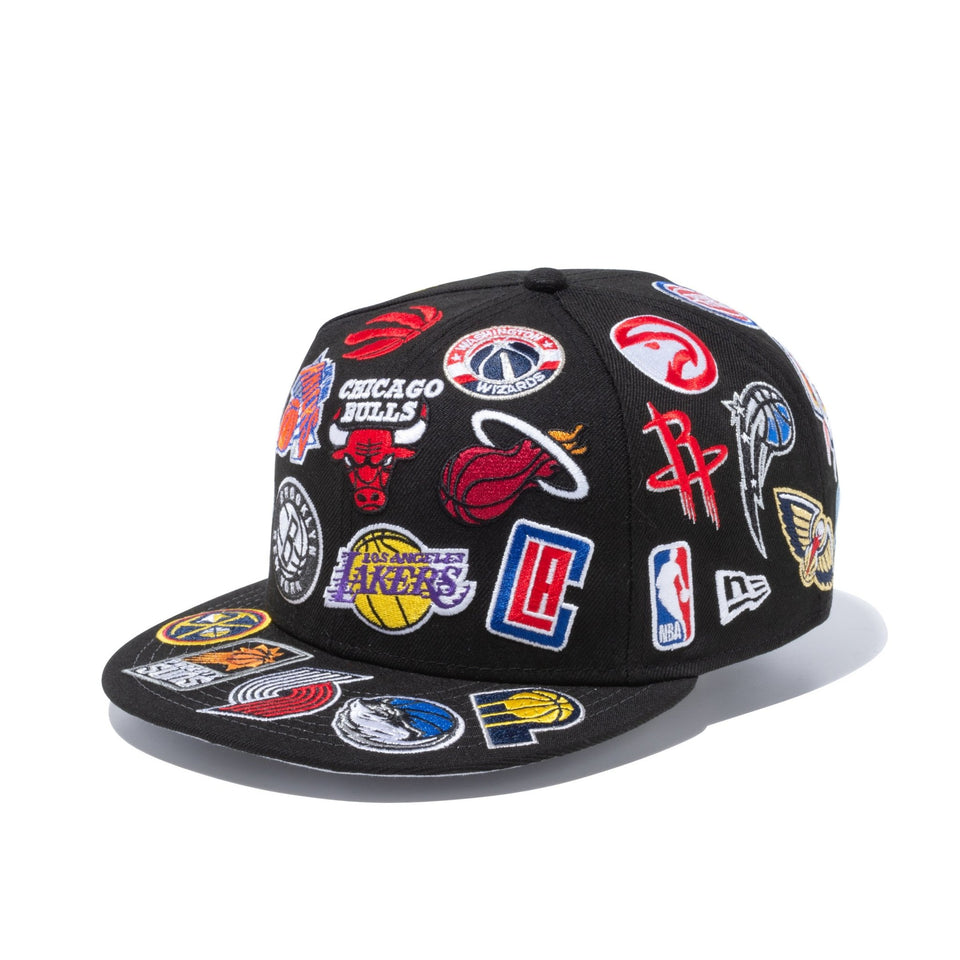 9fifty チームロゴオールオーバー Nba ブラック ニューエラオンラインストア