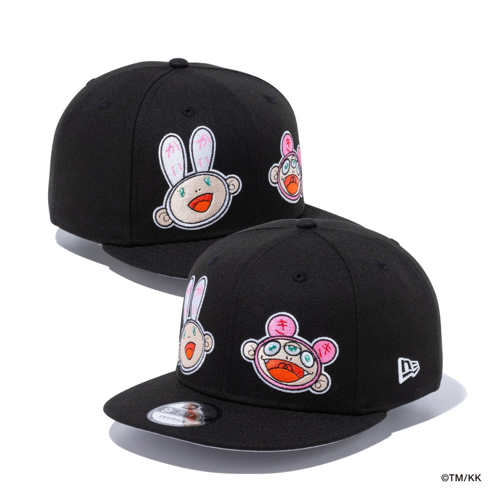 選択 ニューエラ NEWERA 村上隆 美品 kaikaikiki 黒 マルチカラー kids